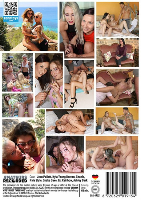 Film erotyczny Porno DVD XXX seks German Wife's First Threesome Pierwsze trójkąty niemieckich żonek ZE0704