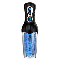 Elektroniczny automatyczny masturbator wirujący i posuwisty 9 trybów