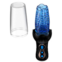 Elektroniczny automatyczny masturbator wirujący i posuwisty 9 trybów