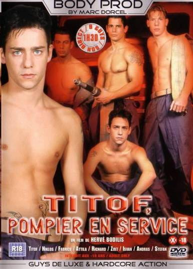 Film erotyczny Porno gejowskie DVD XXX seks Titof, Pompier en service - Body Prod Titof, strażak na służbie