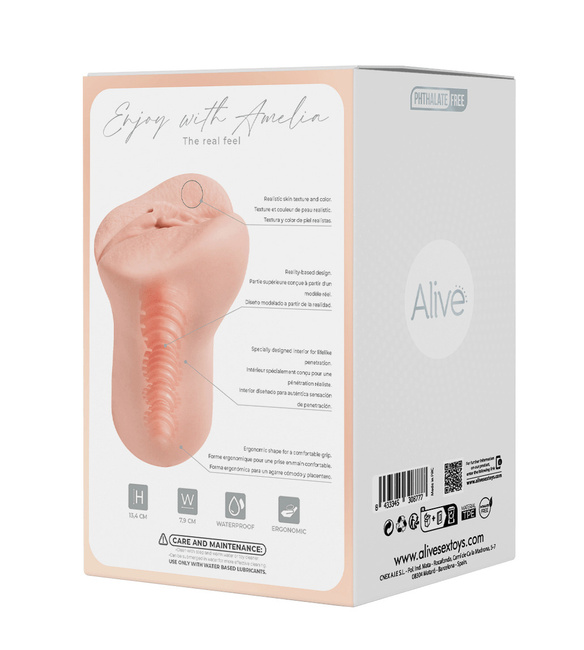 Modelka Amelia (lat 21) – ciasna cipka młodej modelki, realistyczny masturbator anatomiczny