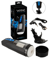 Masturbator dwusilnikowy z super silnymi funkcjami ssania i wibracjami WYNE 9