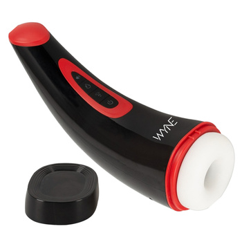 Masturbator z funkcją podgrzewania, ssania i 10 trybami wibracji WYNE 3