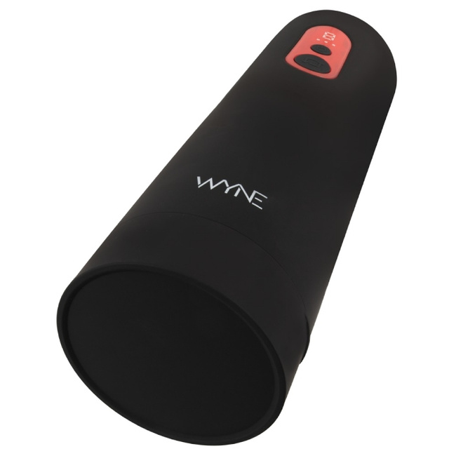 Masturbator posuwisty z bardzo silnymi wibracjami i funkcją booster WYNE 8