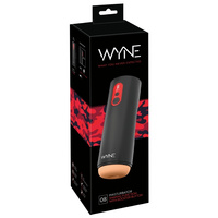 Masturbator posuwisty z bardzo silnymi wibracjami i funkcją booster WYNE 8