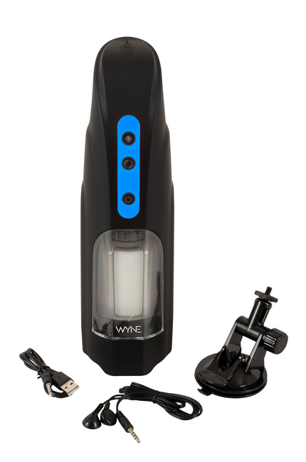 Masturbator dwusilnikowy z super silnymi funkcjami ssania i wibracjami WYNE 9