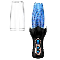 Elektroniczny automatyczny masturbator wirujący i posuwisty 9 trybów