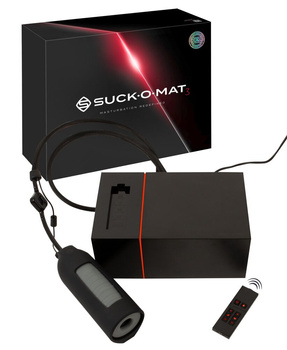 Masturbator Suck-O-Mat 3.0 masturbator elektroniczny z funkcją grzania, z wyświetlaczem LED typu samochodowego, TECHNOLOGIA MASTURBACJI BEZ UŻYCIA RĄK, z powiększoną siłą ssania, sterowany pilotem